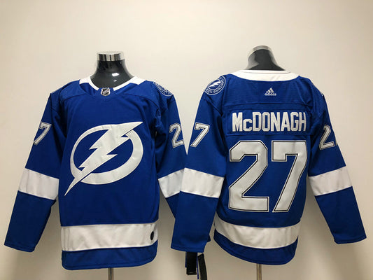 Men's Tampa Bay Lightning Ryan McDonagh #27 Blue Player Jersey