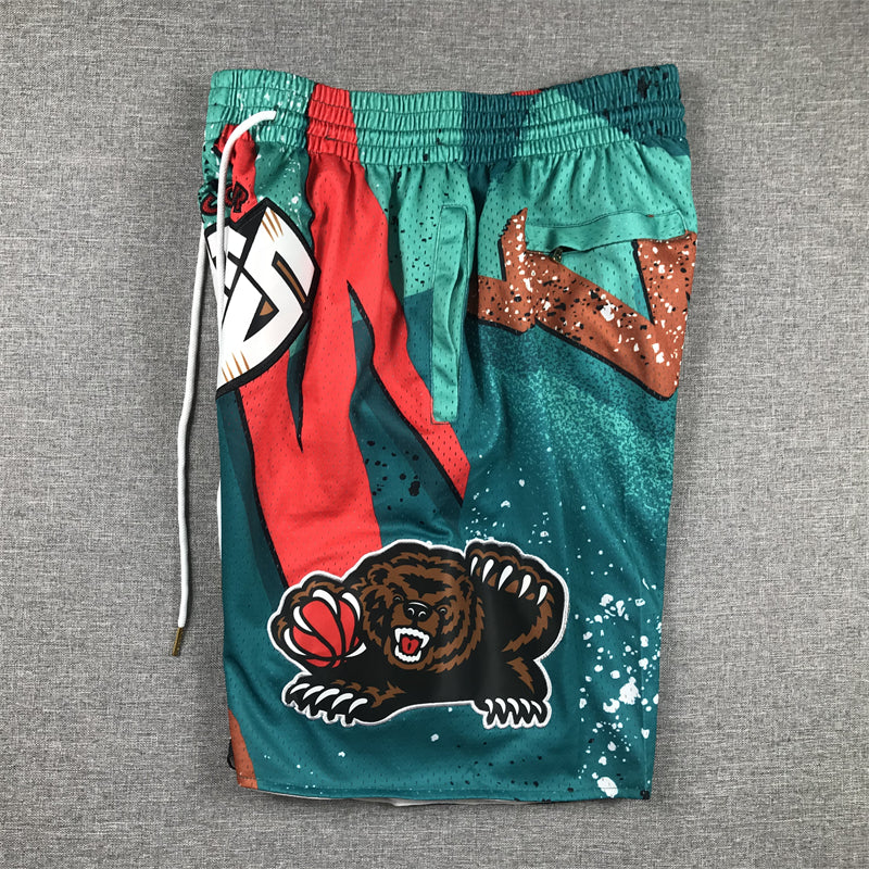 Men's Memphis Grizzlies Green Swingman Pocket Shorts