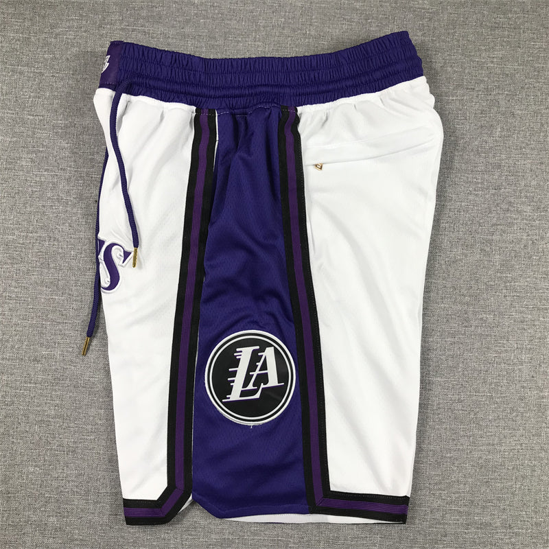 Men's Los Angeles Lakers White 2022/23 Basketball Shorts City Edition