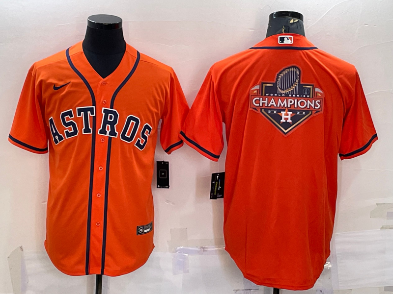 Men's Houston Astros Orange Replica Player Jersey