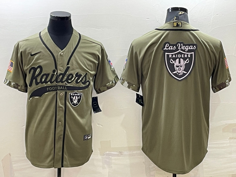 Men's Las Vegas Raiders Olive 2022 Salute To Service Limited Jersey