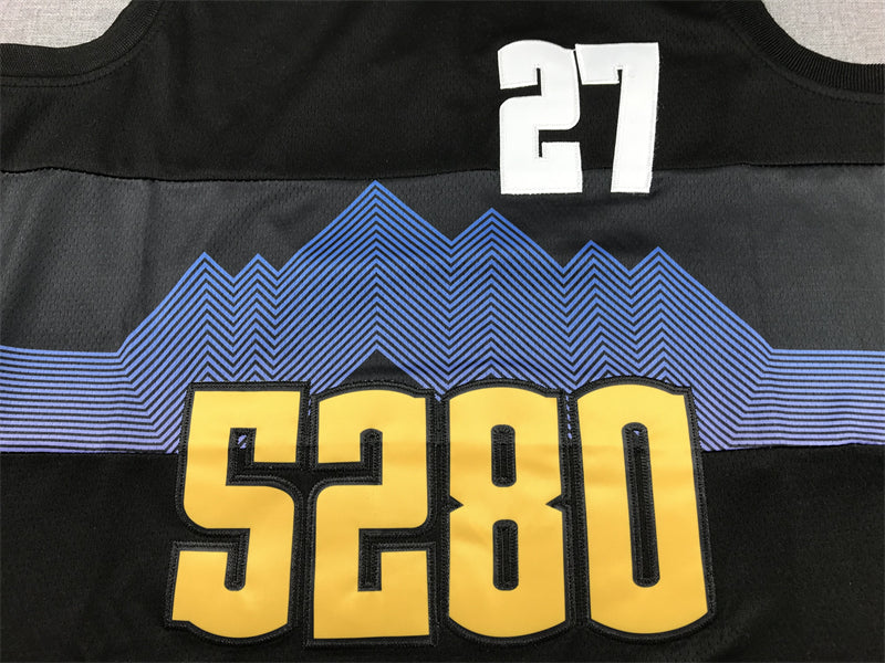 Men's Denver Nuggets Jamal Murray #27 Black 2023/24 Swingman Jersey - City Edition