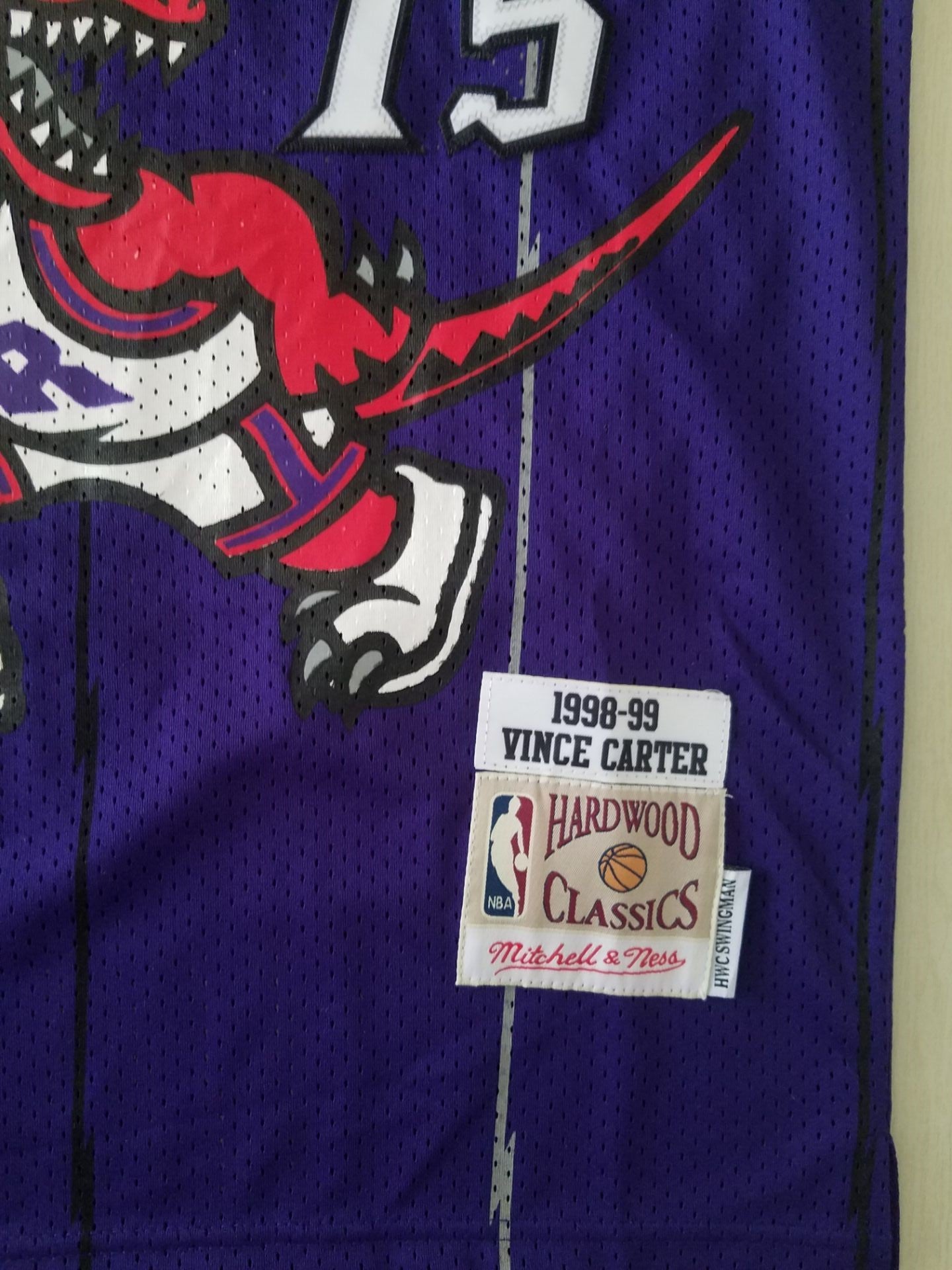 Men's Toronto Raptors Vince Carter Mitchell & Ness Purple Classics Jersey