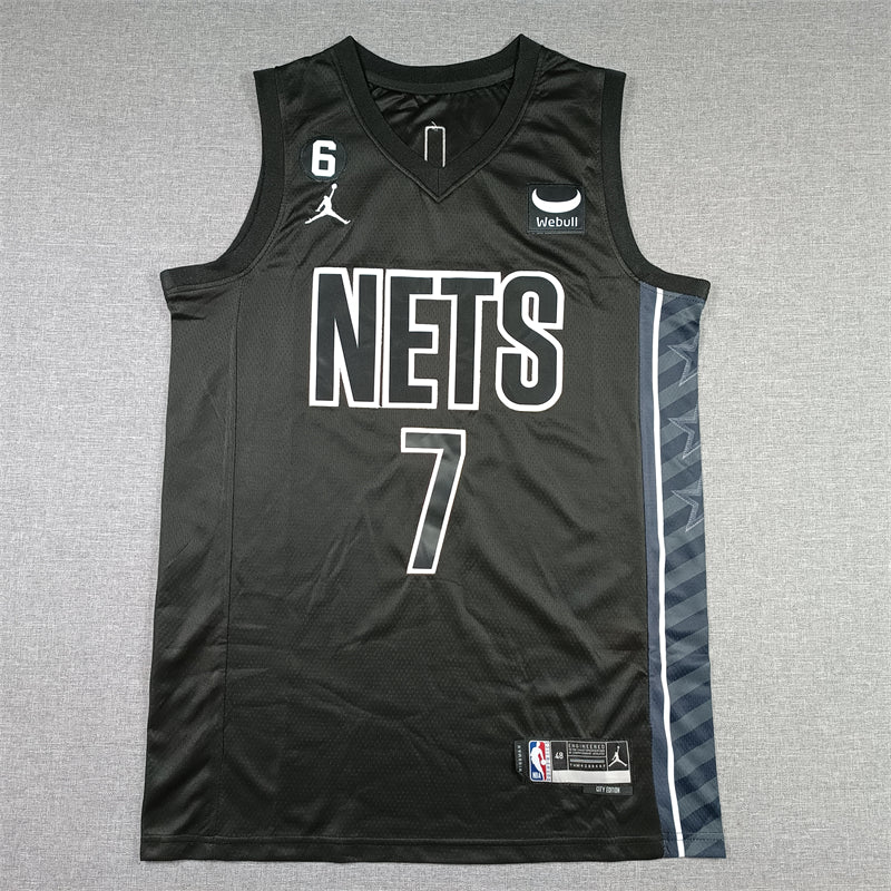 Men's Brooklyn Nets Kevin Durant #7 Black 2022/23 Statement Edition Swingman Jersey