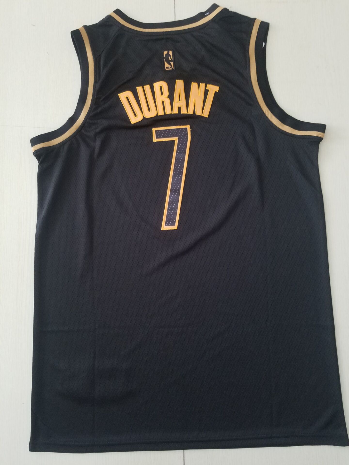 Men's Brooklyn Nets Kevin Durant #7 NBA Black Swingman Player Jersey