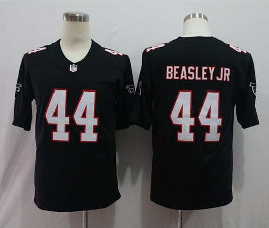 Men's Atlanta Falcons Vic Beasley #44 Black Game Jersey