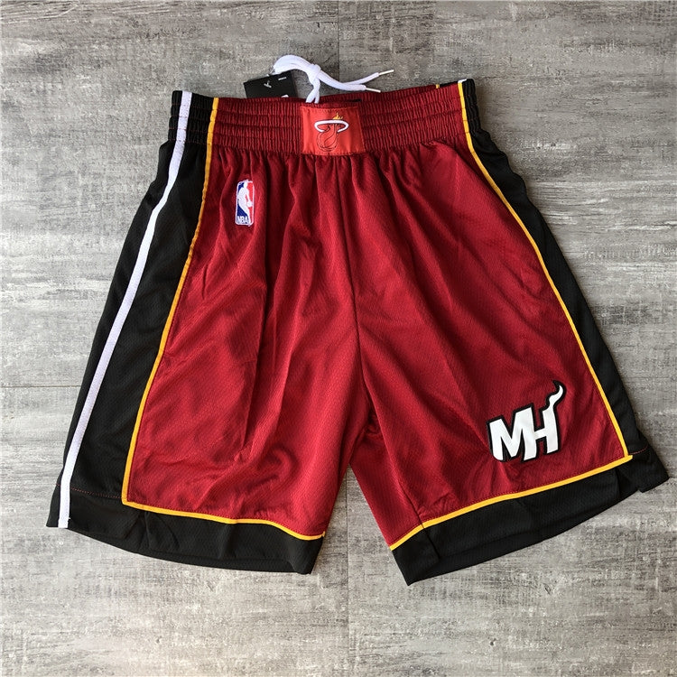 Miami Heat Icon Edition Swingman Performance Shorts RED