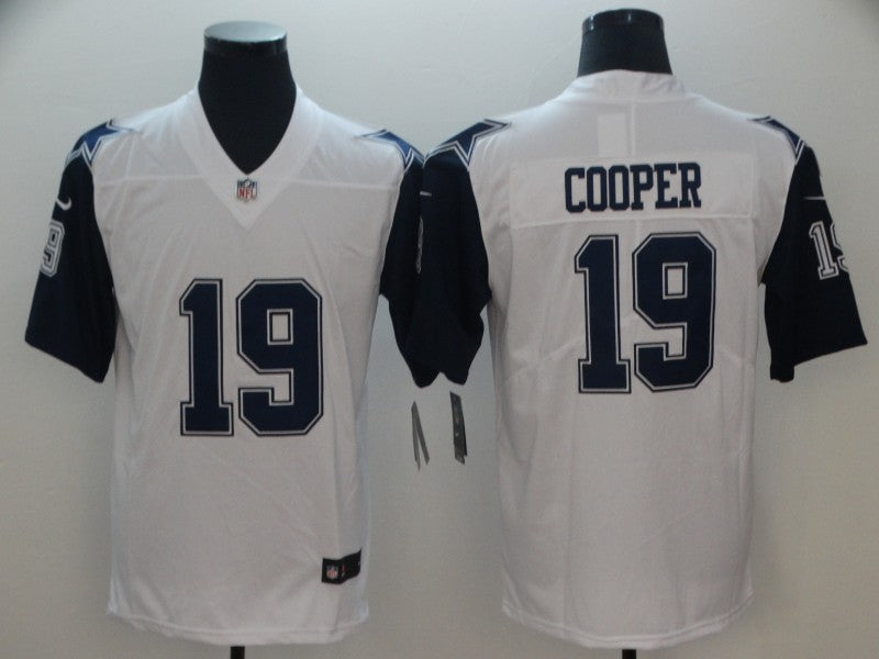 Men's Dallas Cowboys Amari Cooper #19 White Game Jersey