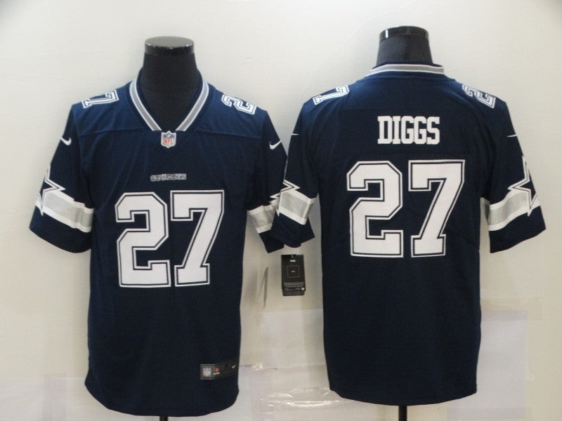 Men's Dallas Cowboys Trevon Diggs #27 Navy Game Player Jersey