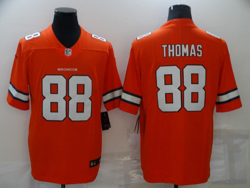 Men's Denver Broncos Demaryius Thomas #88 Orange Game Player Jersey