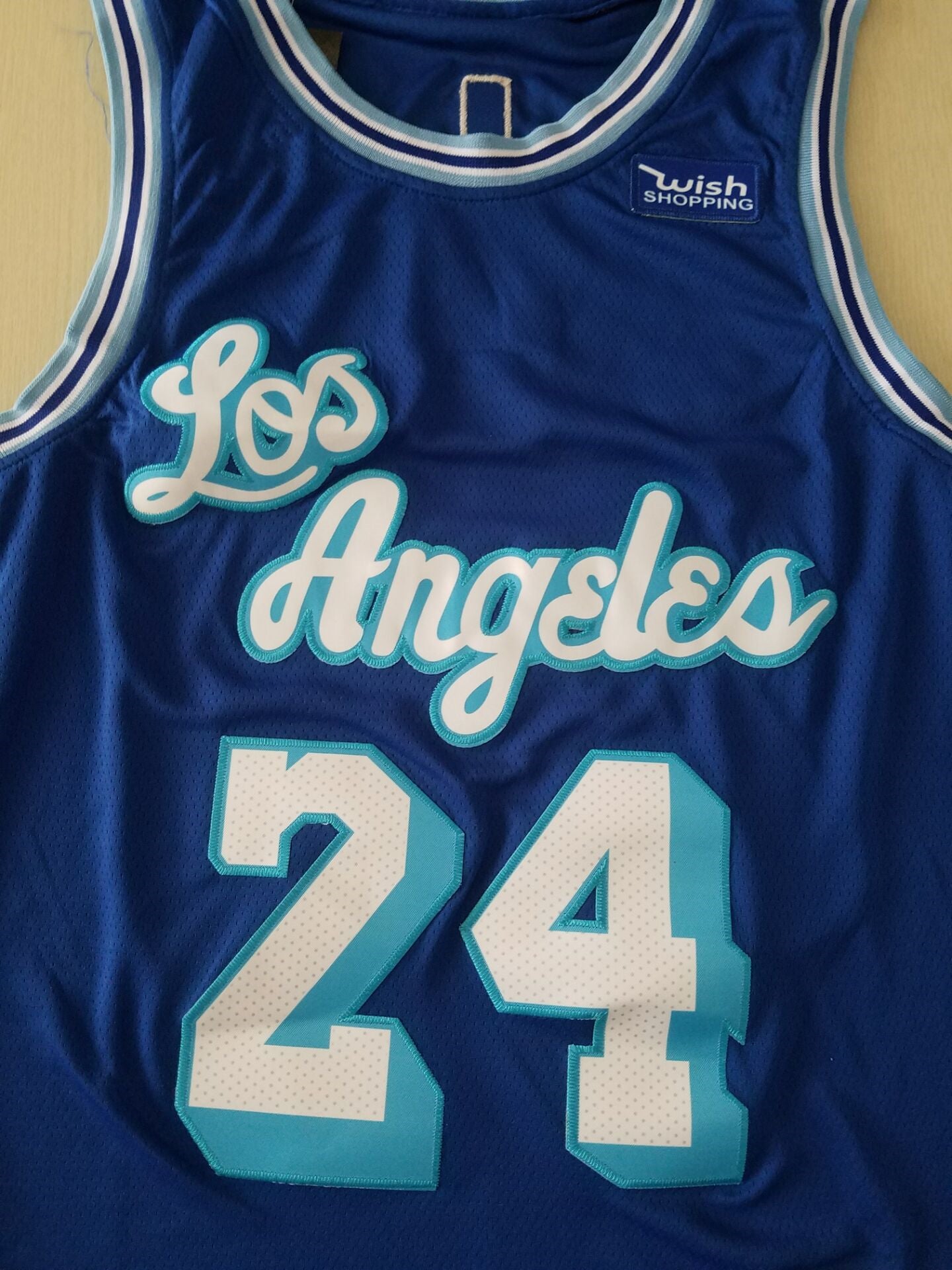 Men's Los Angeles Lakers Kobe Bryant #24 Blue Royal Swingman Jersey