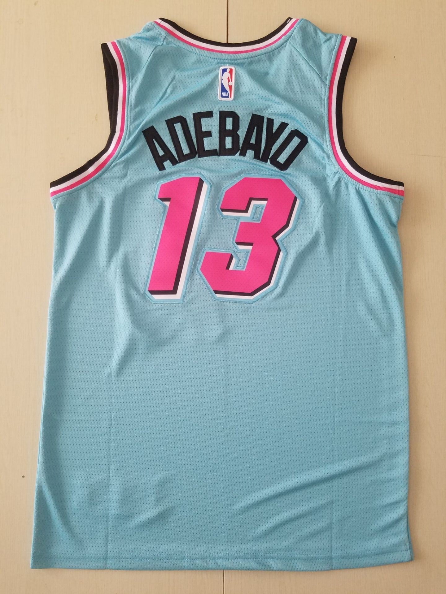 Men's Miami Heat Bam Adebayo #13 Blue Swingman Player Jersey