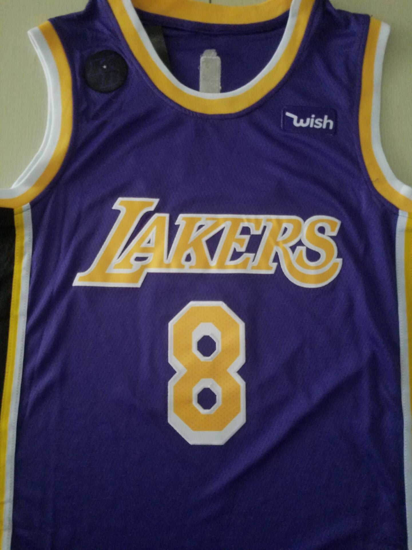 Men's Los Angeles Lakers Kobe Bryant #8 Purple Swingman Player Jersey