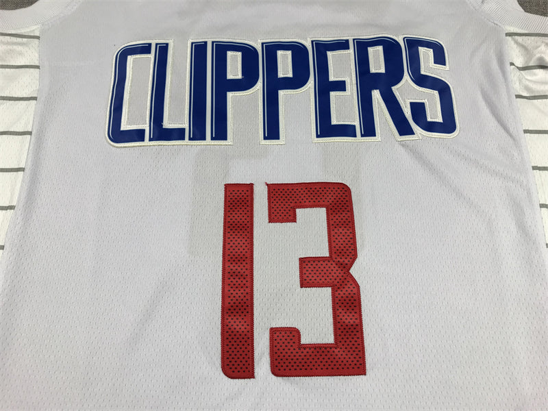 Men's LA Clippers Paul George #13 White 2022/23 Swingman Jersey