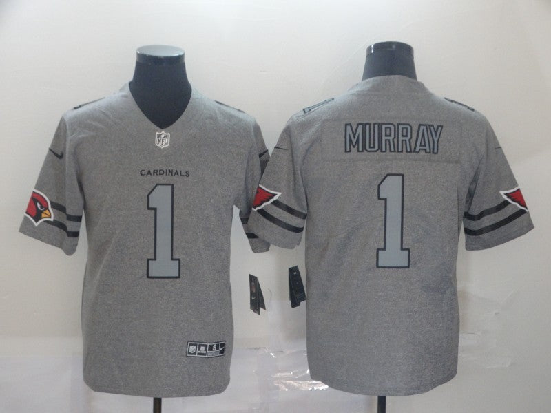 Men's Arizona Cardinals Kyler Murray #1 Gray Game Jersey