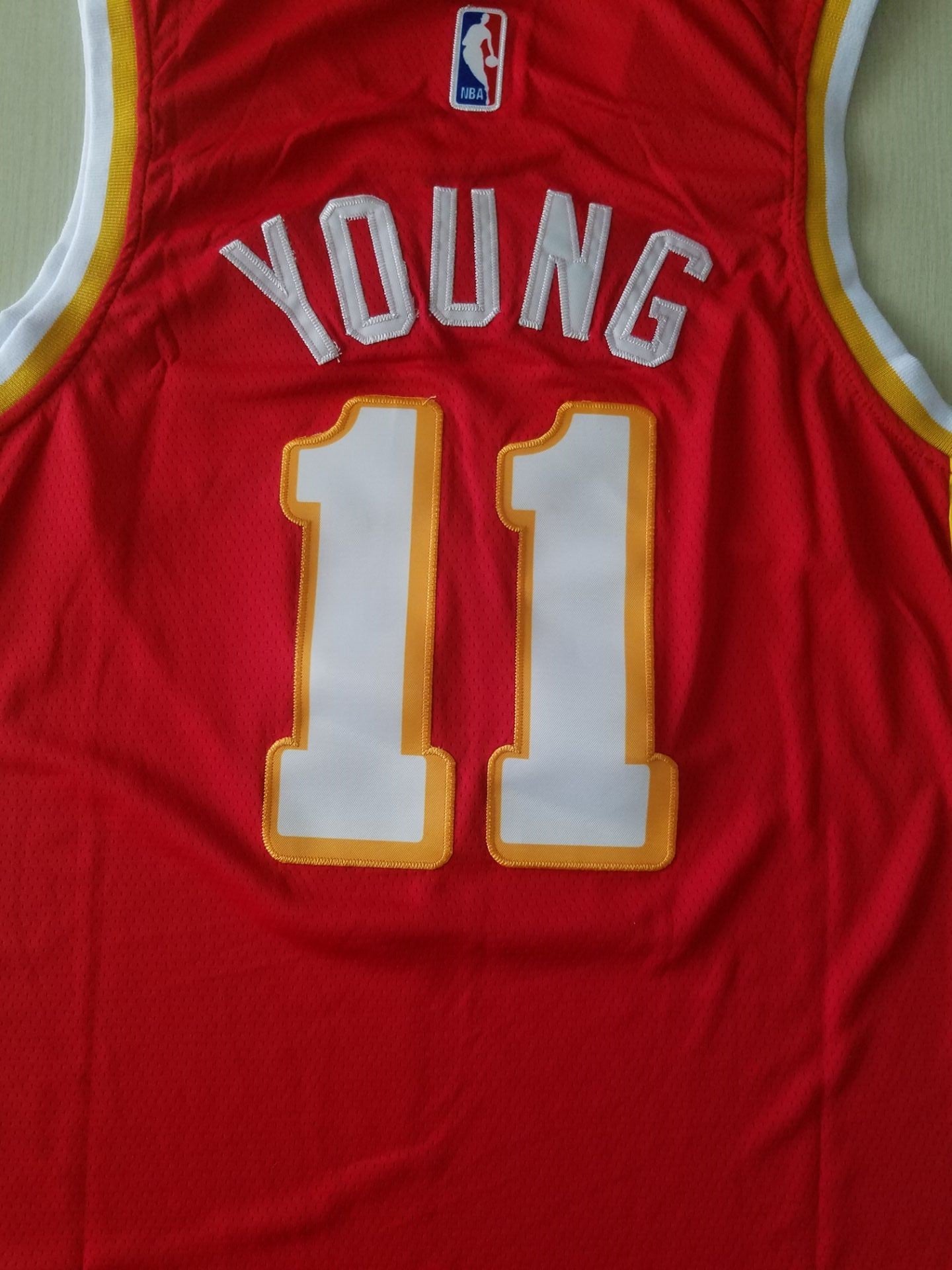 Men's Atlanta Hawks Trae Young #11 Red 2019/20 Swingman Jersey