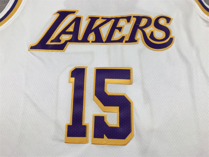 Men's Los Angeles Lakers Austin Reaves #15 White 2022/23 Swingman Jersey - Association Edition