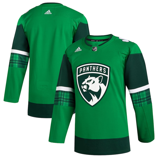 Men's Florida Panthers Kelly Green 2023 St. Patrick's Day Primegreen Authentic Blank Jersey