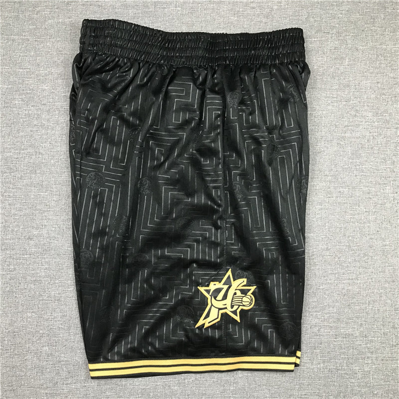 Men's Philadelphia 76ers Rat Year Limited Edition Black Basketball Shorts