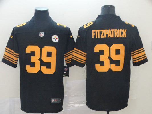 Men's Pittsburgh Steelers Minkah Fitzpatrick #39 Black Alternate Legend Jersey