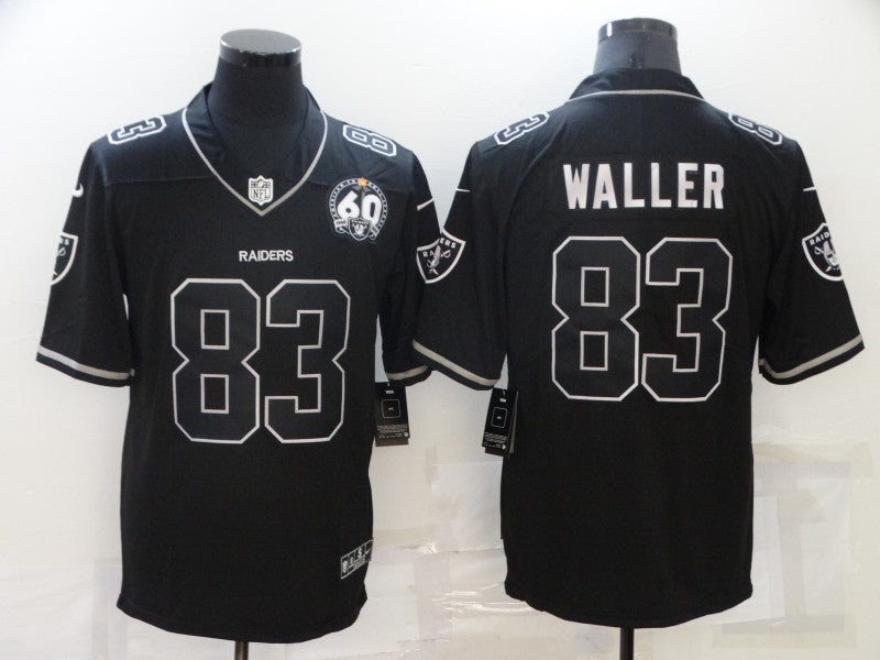 Men's Las Vegas Raiders Darren Waller #83 Black Authentic Game Jersey