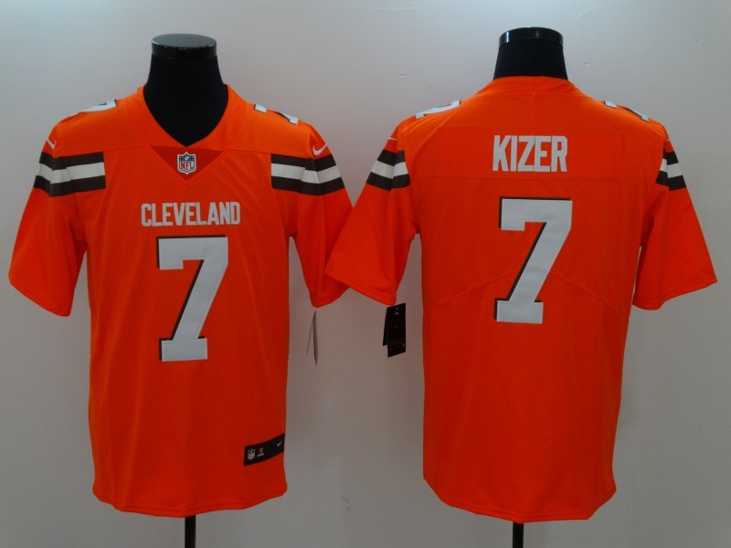 Men's Cleveland Browns DeShone Kizer #7 Orange Game Jersey