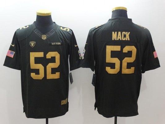 Men's Las Vegas Raiders Khalil Mack #52 Black Game Jersey