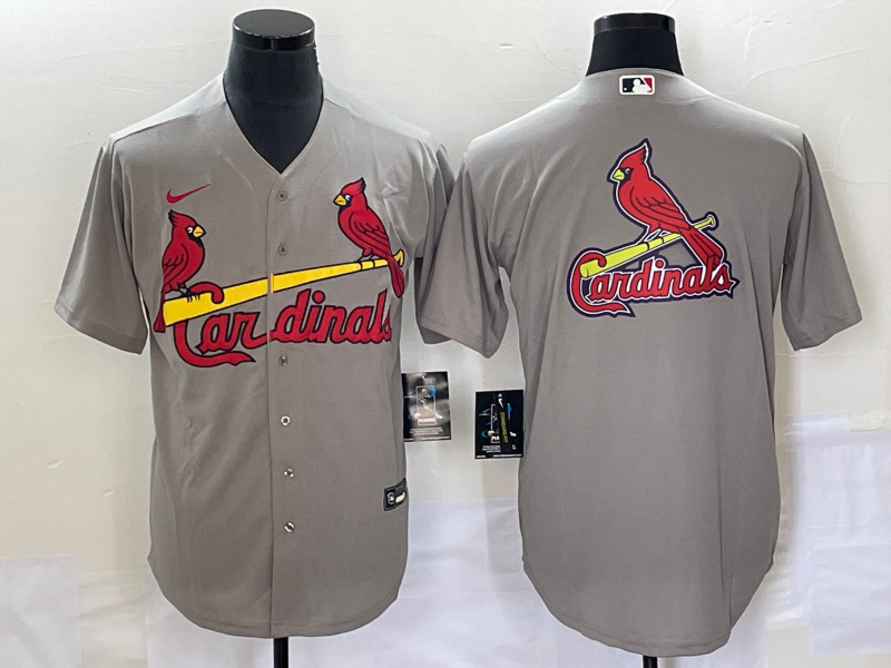 Men's St. Louis Cardinals Gray Alternate Replica Team Jersey