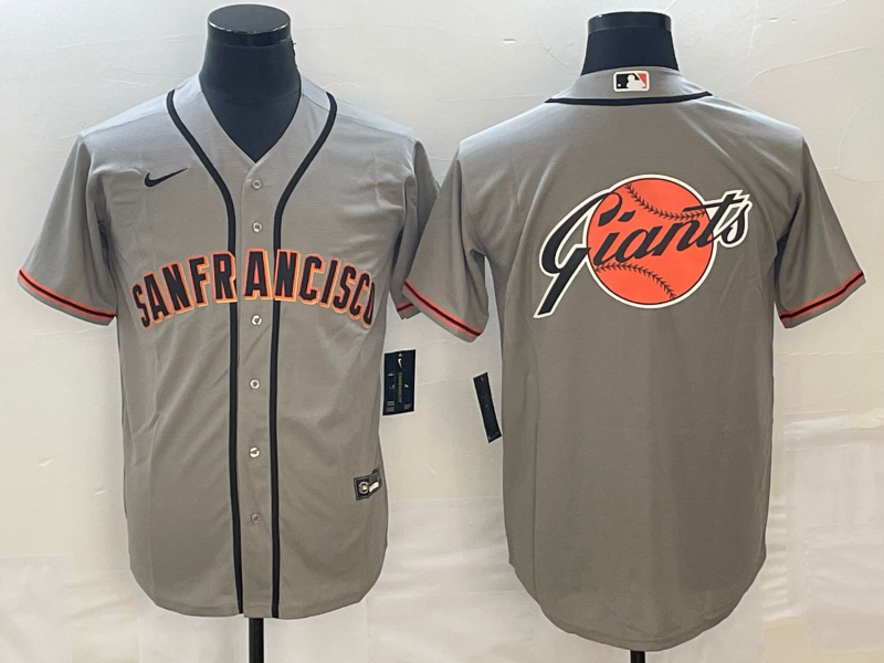 Men's San Francisco Giants Gray Replica Team Jersey