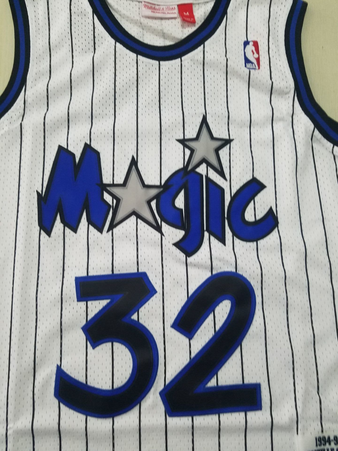 Men's Orlando Magic Shaquille O'Neal White Classics 1994-95 Swingman Jersey