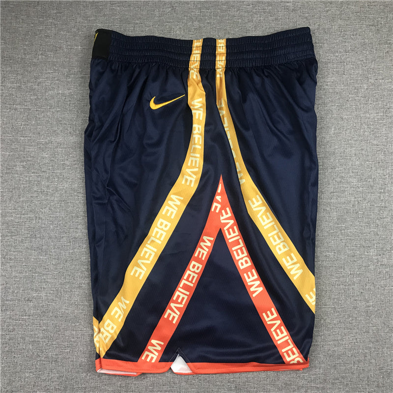 Men's Golden State Warriors Navy City Edition Basketball Shorts