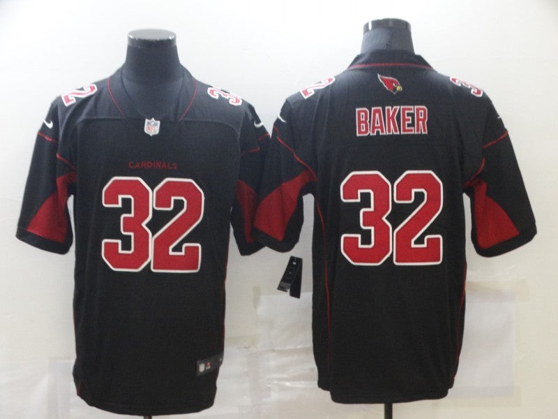 Men's Arizona Cardinals Budda Baker #32 Black Game Jersey