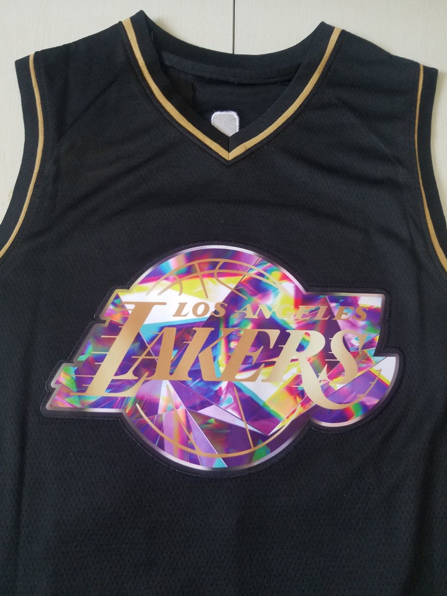 Men's Los Angeles Lakers LeBron James #6 Black Swingman Player Jersey