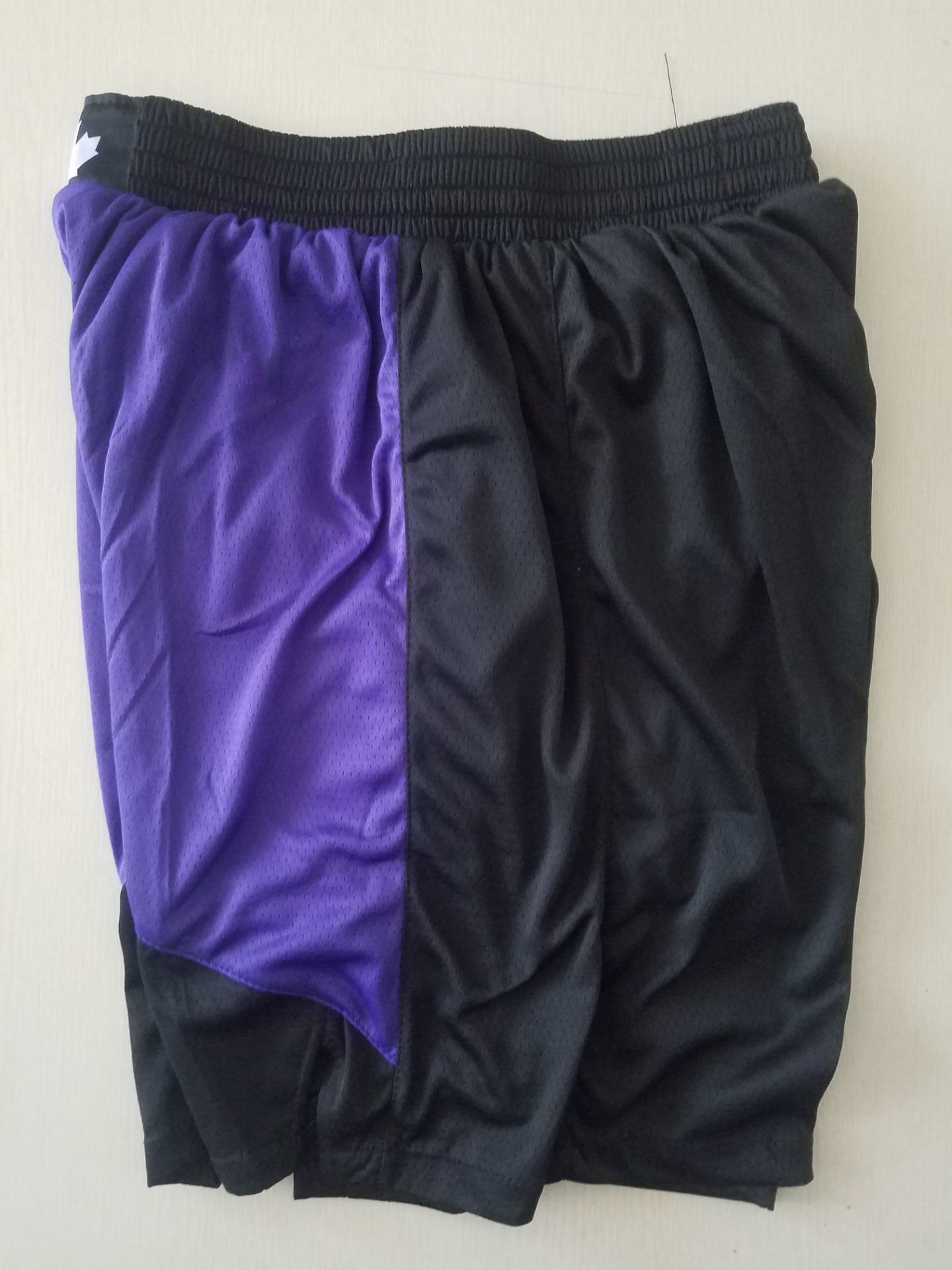 Men's Toronto Raptors Black/Purple Basketball Shorts 2021 New Style