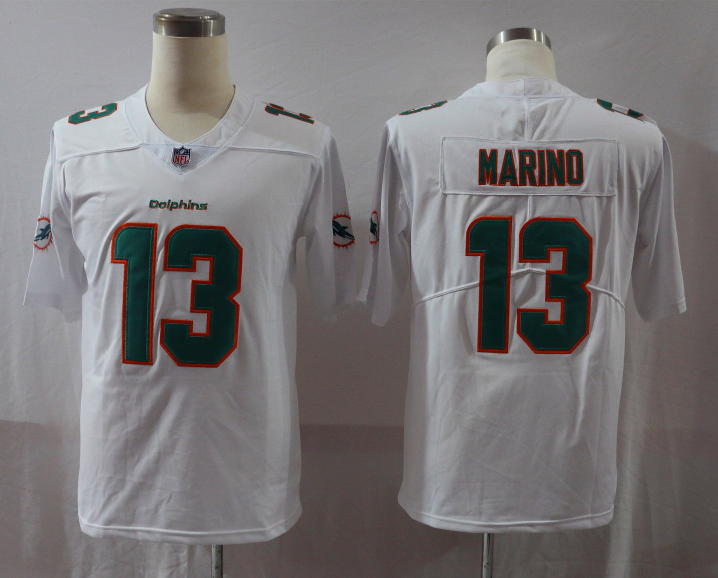 Men's Miami Dolphins Dan Marino #13 White Game Jersey