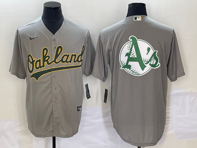 Men's Oakland Athletics Gray Replica Team Jersey