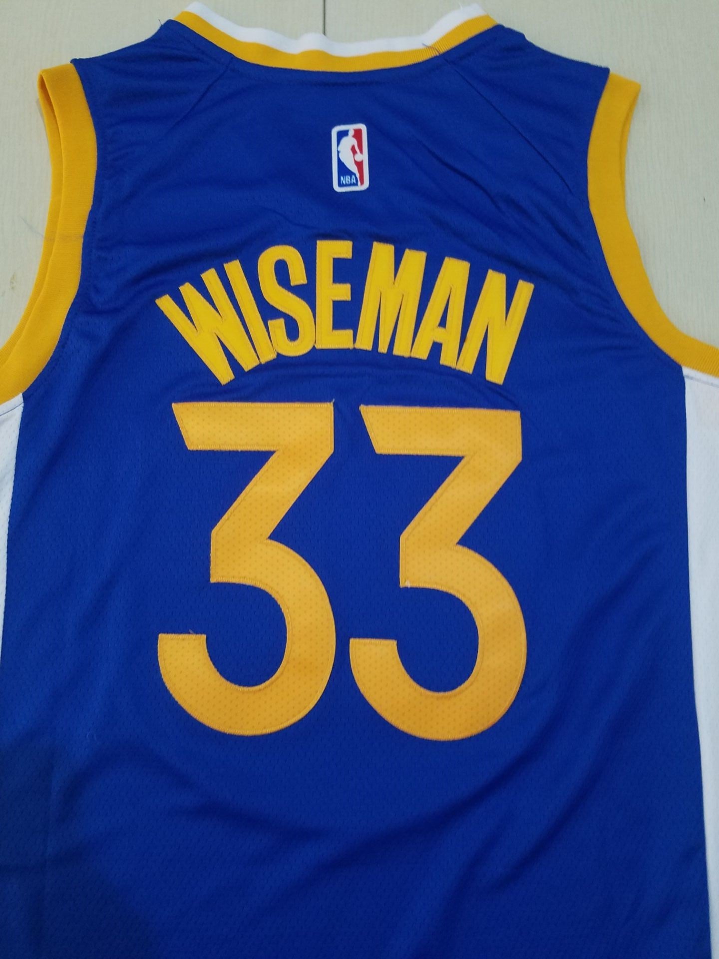 Men's Golden State Warriors James Wiseman 2021/22 Fast Break Replica Jersey