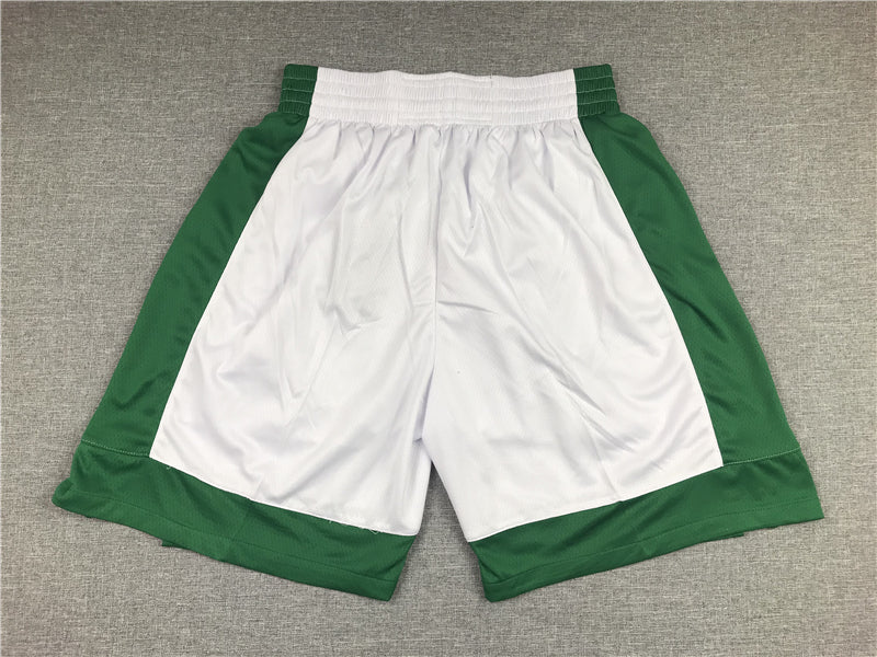 Men's Boston Celtics White/Green City Edition Basketball Shorts