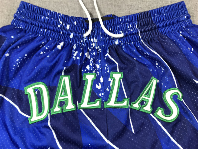 Men's Dallas Mavericks Blue Swingman Pocket Shorts