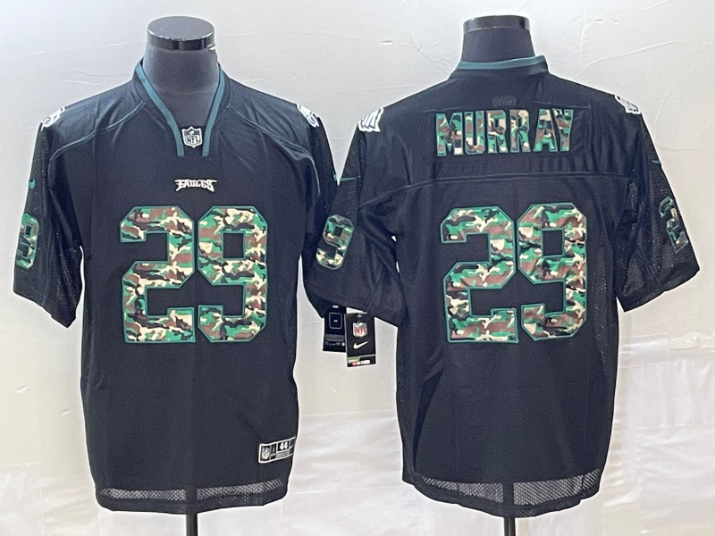 Men's Philadelphia Eagles DeMarco Murray #29 Black Player Game Jersey