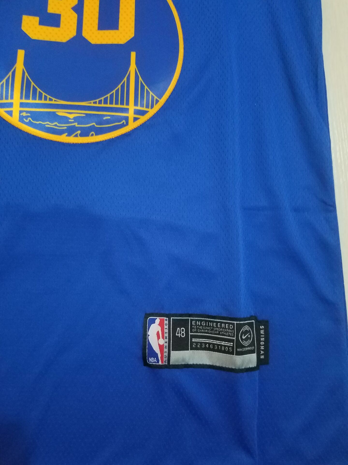 Men's Golden State Warriors Stephen Curry Blue 2020/21 Jersey - Classic Edition