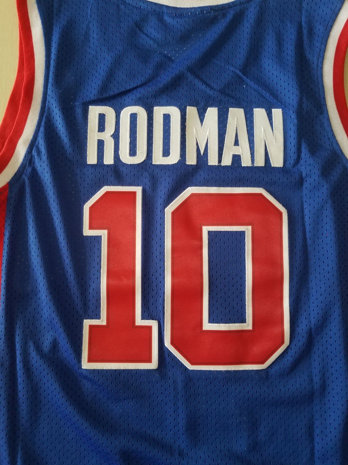 Men's Detroit Pistons Dennis Rodman 1988-89 Hardwood Classics Swingman Jersey