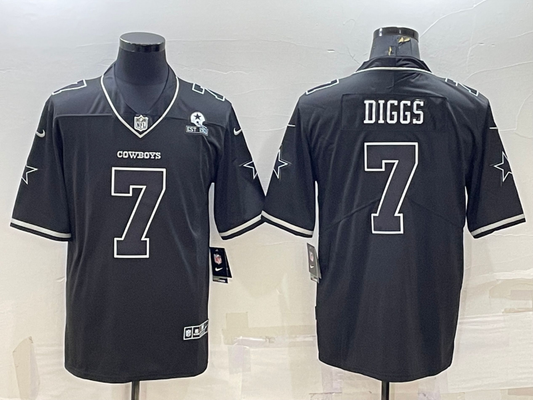 Men's Dallas Cowboys Trevon Diggs #7 Black Legend Player Jersey