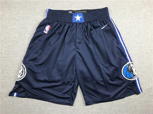 Men's Dallas Mavericks Navy Basketball Shorts