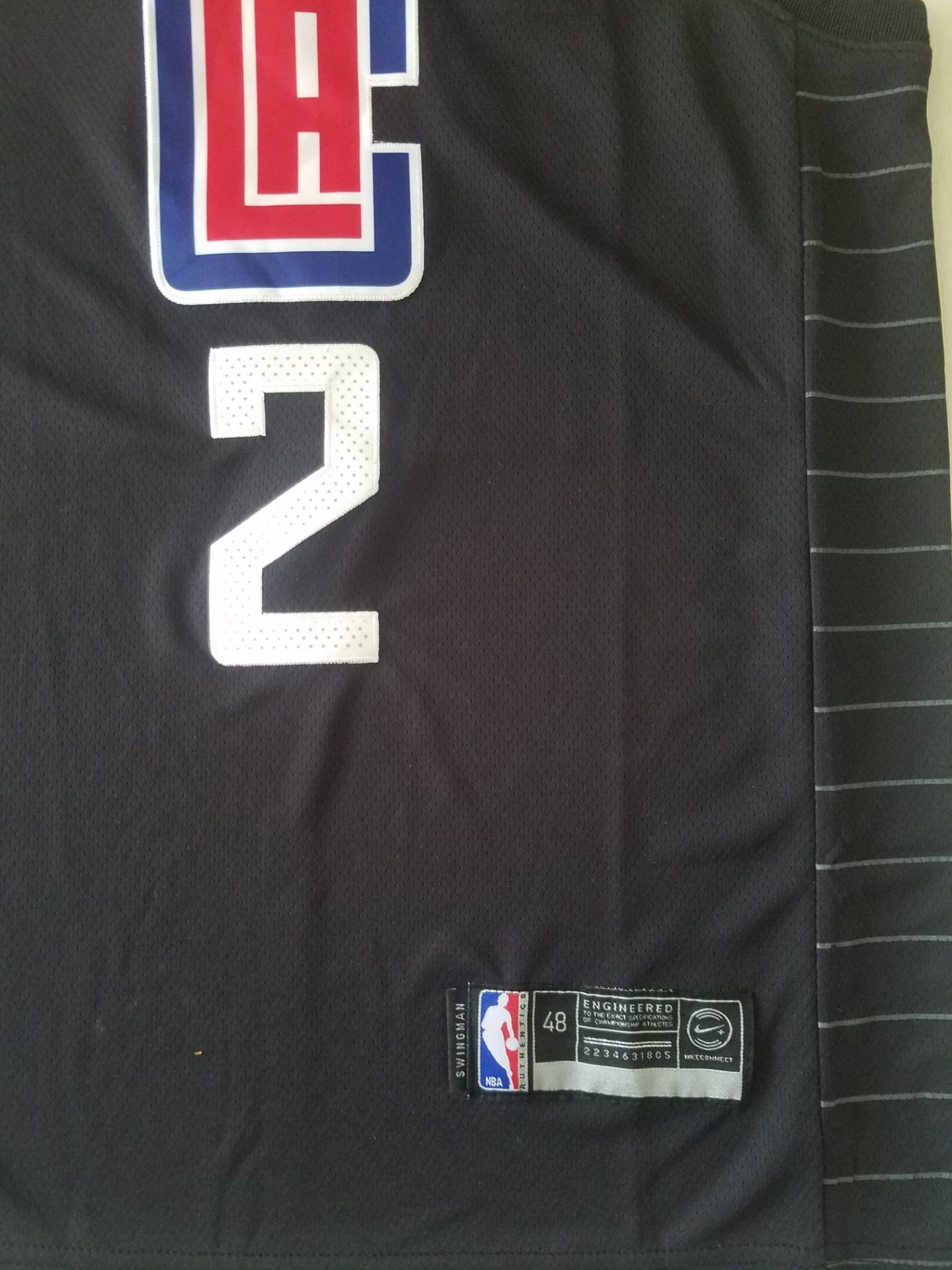 Men's 19-20 LA Clippers #2 Kawhi Leonard Jersey Black