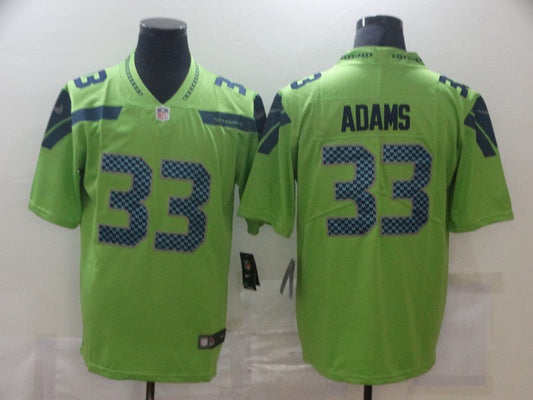 Men's Seattle Seahawks Jamal Adams #33 Green Game Jersey