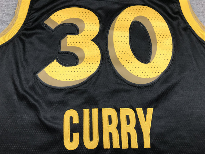 Men's Golden State Warriors Stephen Curry #30 Black 2023/24 Swingman Jersey - City Edition