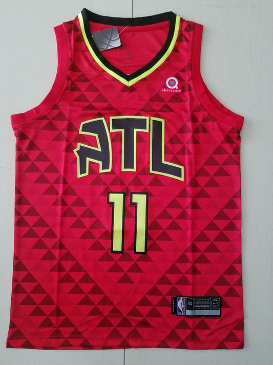 Men's Atlanta Hawks Trae Young #11 NBA Red Swingman Jersey