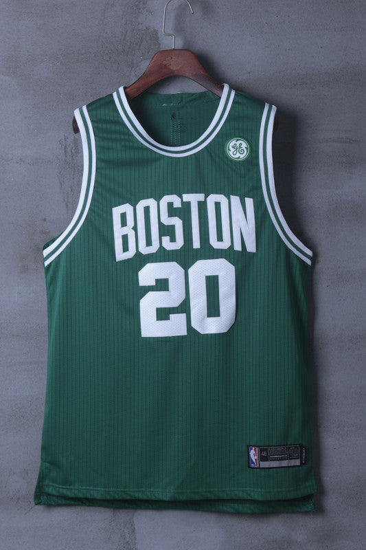 Men's Boston Celtics Gordon Hayward #20 NBA Green Replica Jersey