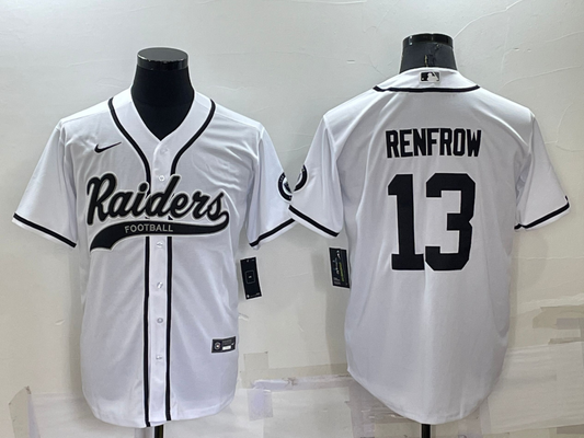 Men's Las Vegas Raiders Hunter Renfrow #13 White Game Jersey Joint Edition